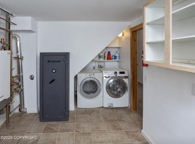 8011 Stewart Mountain Dr, Eagle River, AK 99577 - washroom with washing machine and dryer and water heater