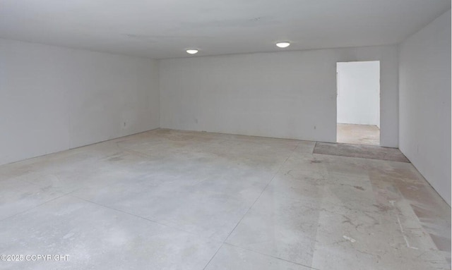 8011 Stewart Mountain Dr, Eagle River, AK 99577 - unfurnished room with concrete floors