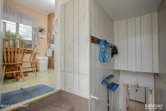 203 S Cobb St, Palmer, AK 99645 - bathroom featuring wood walls