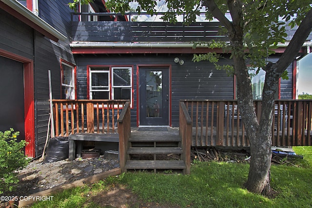 213 Lee Dr, Homer, AK 99603 - view of wooden terrace