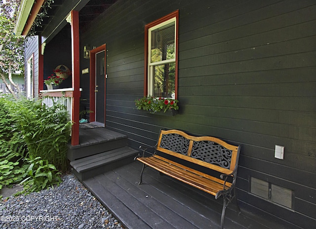 213 Lee Dr, Homer, AK 99603 - view of wooden porch