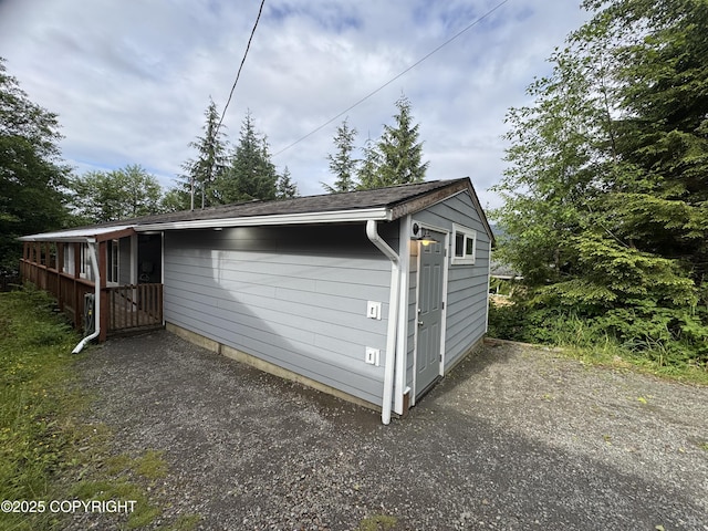 3237 Lincoln Ct, Ketchikan, AK 99901 - view of garage