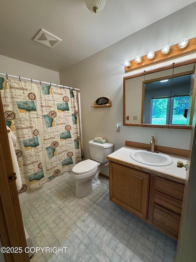 16297 E Harter Dr, Palmer, AK 99645 - full bathroom featuring vanity and a shower with shower curtain