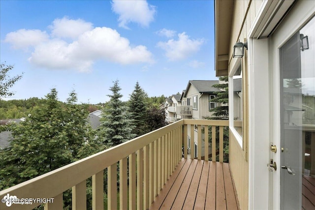10300 Ridge Park Dr, Anchorage, AK 99507 - balcony with a residential view
