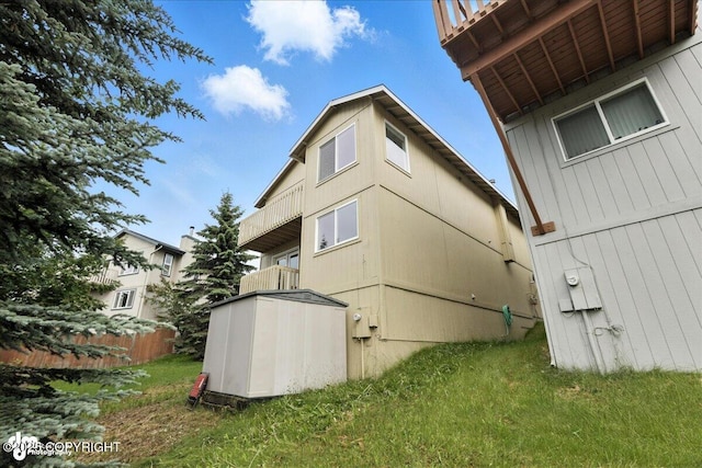10300 Ridge Park Dr, Anchorage, AK 99507 - view of home's exterior with a yard