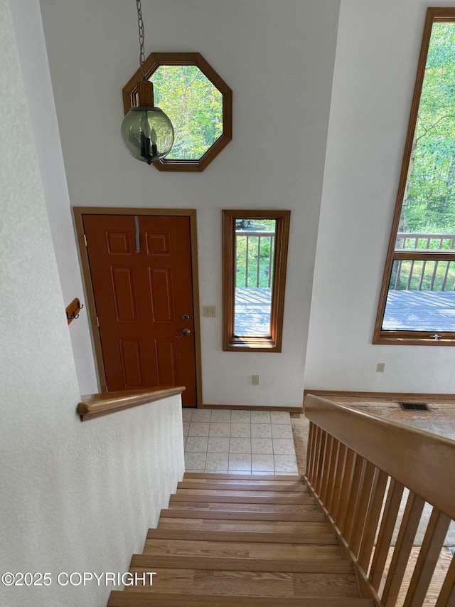 4261 E Foxtrot Ave, Wasilla, AK 99654 - entryway featuring plenty of natural light and light wood-type flooring