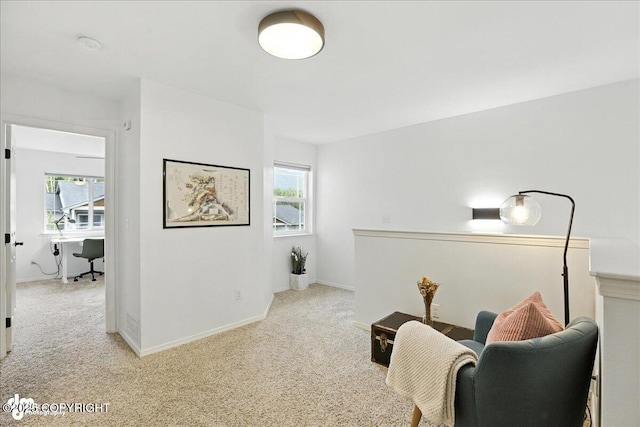 20454 Icefall Dr, Eagle River, AK 99577 - living area featuring carpet and an office area