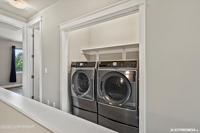 11459 Moonrise Ridge Pl # 7, Anchorage, AK 99516 - laundry area with separate washer and dryer