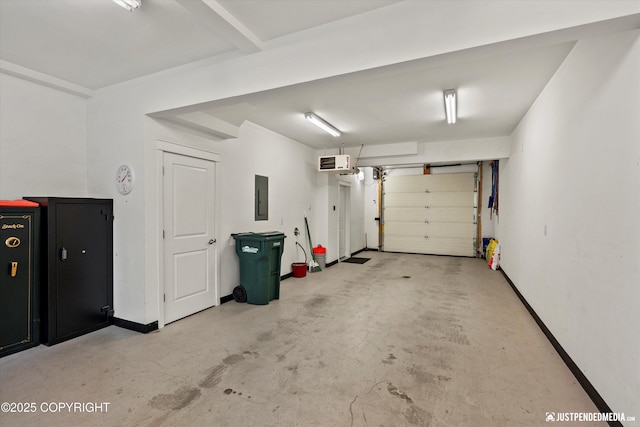 11459 Moonrise Ridge Pl # 7, Anchorage, AK 99516 - garage featuring electric panel and a heating unit