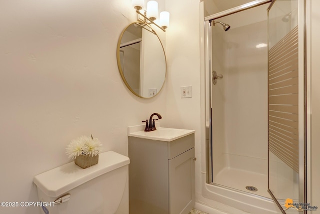 3116 Briarcliff Dr, Anchorage, AK 99508 - full bathroom featuring a stall shower and vanity