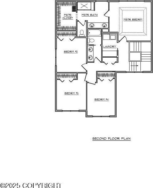 8821 Chalk Hill Loop, Anchorage, AK 99502 - view of home floor plan
