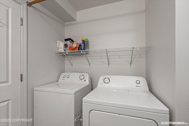 9755 Newhaven Loop, Anchorage, AK 99507 - laundry room featuring separate washer and dryer