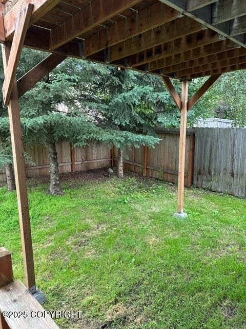 9755 Newhaven Loop, Anchorage, AK 99507 - view of fenced backyard