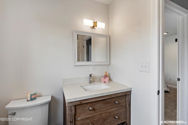 8410 E 20th Ave, Anchorage, AK 99504 - bathroom with toilet and vanity