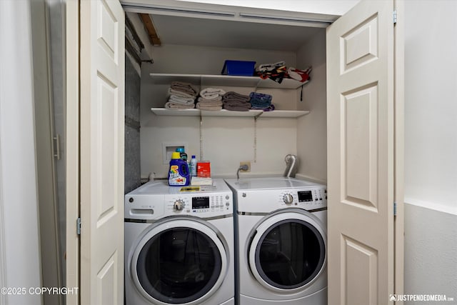 8410 E 20th Ave, Anchorage, AK 99504 - washroom featuring separate washer and dryer