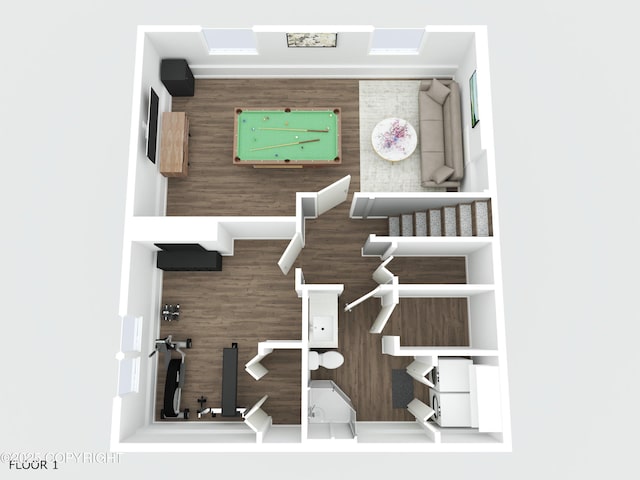 8410 E 20th Ave, Anchorage, AK 99504 - view of floor plan / room layout