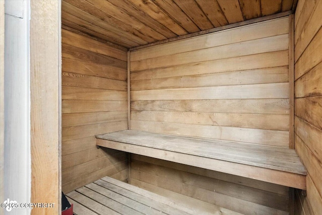 4733 Becharof St, Anchorage, AK 99507 - relaxing sauna with wooden walls and wood ceiling