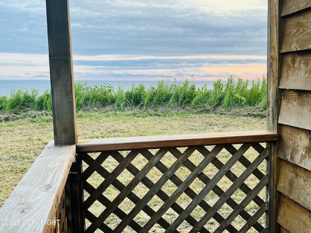 32425 Sterling Hwy, Anchor Point, AK 99556 - wooden terrace featuring a water view