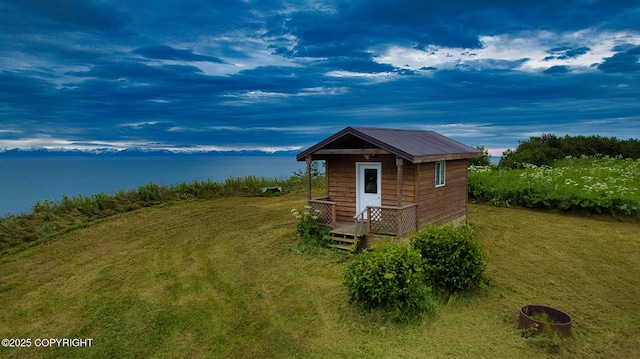 32425 Sterling Hwy, Anchor Point, AK 99556 - view of outdoor structure featuring a water view
