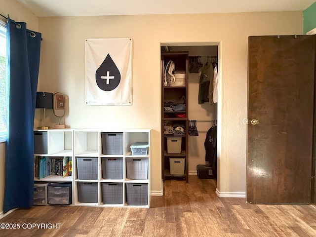54110 Field Dr, Nikiski/North Kenai, AK 99611 - bedroom with wood finished floors and a spacious closet
