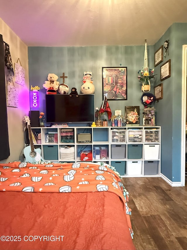 54110 Field Dr, Nikiski/North Kenai, AK 99611 - bedroom with wood finished floors and baseboards