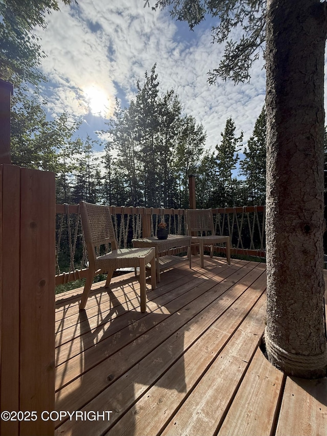 54110 Field Dr, Nikiski/North Kenai, AK 99611 - view of wooden terrace