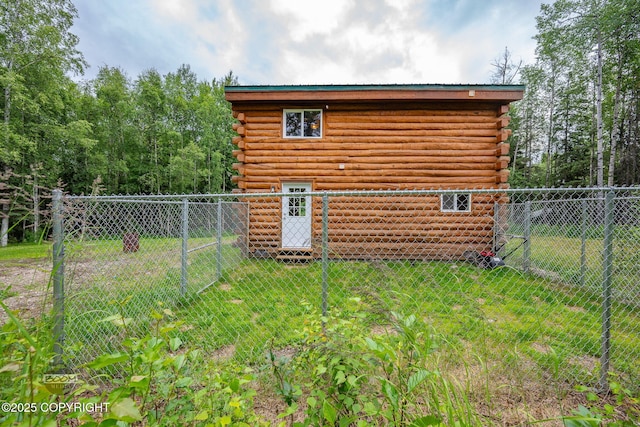 1291 N Rainbow Park Dr, Wasilla, AK 99623 - view of home's exterior featuring log siding