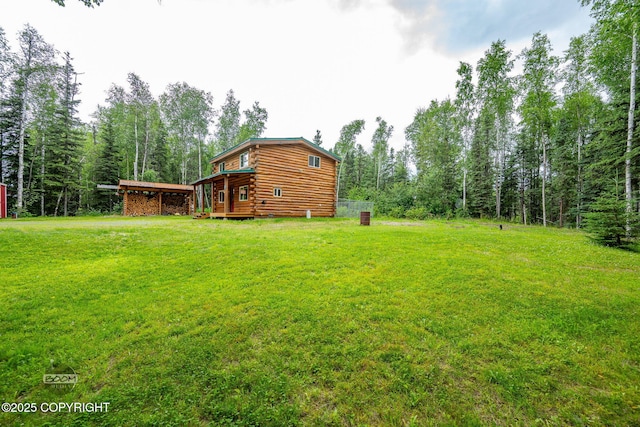 1291 N Rainbow Park Dr, Wasilla, AK 99623 - view of grassy yard