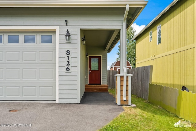 8126 Grayhawk Cir, Anchorage, AK 99507 - entrance to property featuring a garage