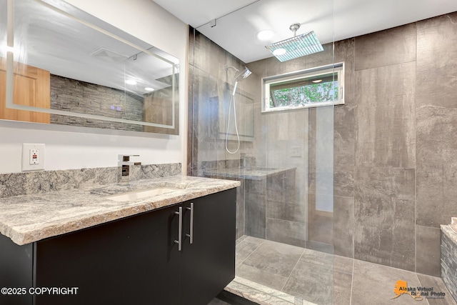 2641 W 27th Ave, Anchorage, AK 99517 - full bath with vanity and walk in shower