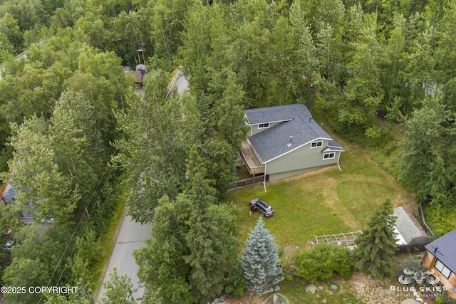 22432 Glacier View Dr, Eagle River, AK 99577 - view of subject property featuring a forest