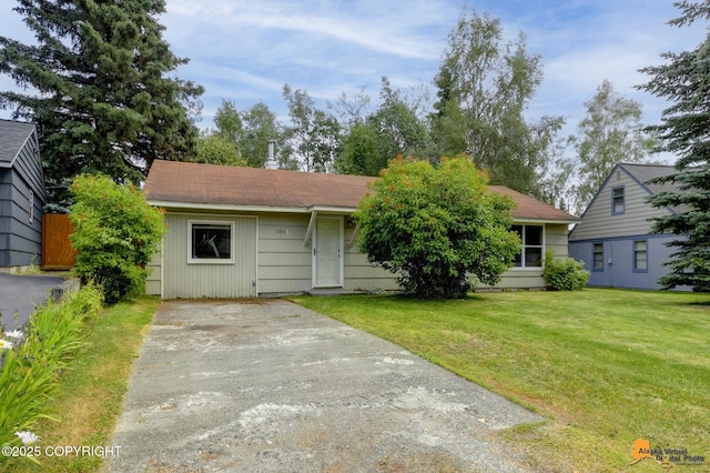 4905 Roger Dr, Anchorage, AK 99507 - view of front of house with a front yard