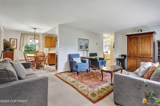 4905 Roger Dr, Anchorage, AK 99507 - living area featuring light colored carpet