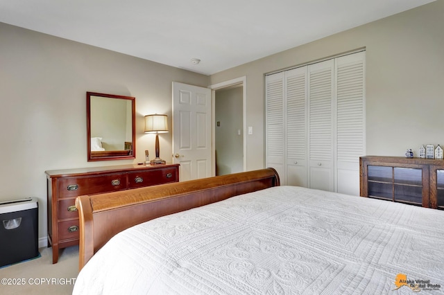 4905 Roger Dr, Anchorage, AK 99507 - bedroom with a closet and carpet
