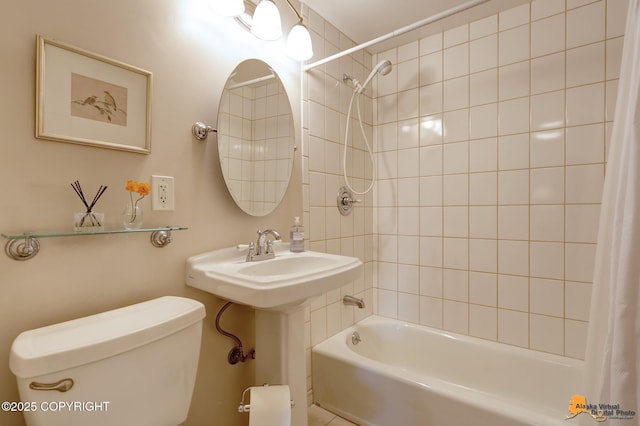 4905 Roger Dr, Anchorage, AK 99507 - full bath with shower / bath combo with shower curtain and toilet