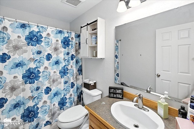 34443 Matanuska St, Soldotna, AK 99669 - bathroom with vanity and a shower with shower curtain