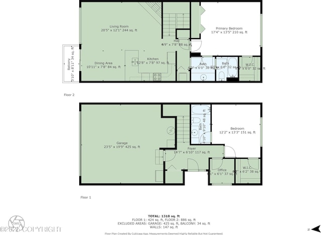 5586 Sapphire Loop # 55B, Anchorage, AK 99504 - view of property floor plan
