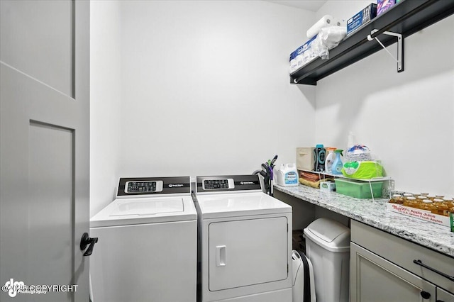 5551 N Wildwood Dr, Wasilla, AK 99654 - washroom featuring separate washer and dryer