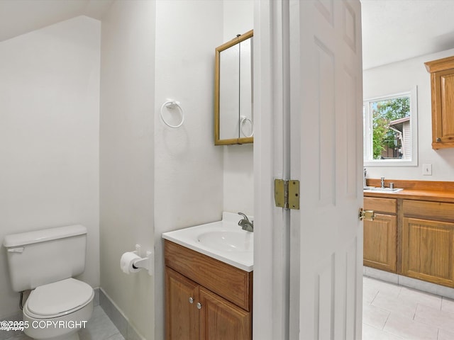 9801 Whitefish Cir, Anchorage, AK 99515 - bathroom featuring vanity and tile patterned floors