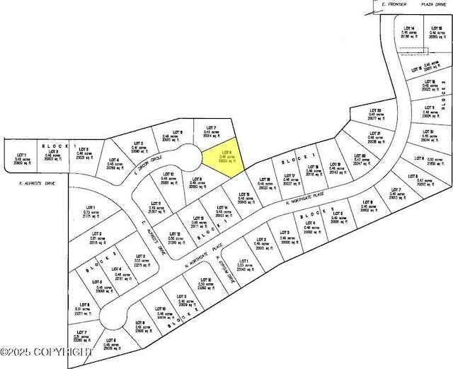 4125 E Zircon Cir, Wasilla, AK 99654 - parcel map