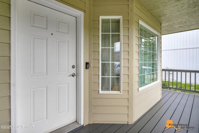 2321 Lusardi Point Cir, Anchorage, AK 99515 - property entrance with covered porch