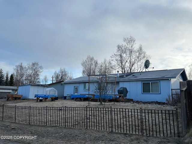 2541 Lyvona Ln, Anchorage, AK 99502 - view of single story home