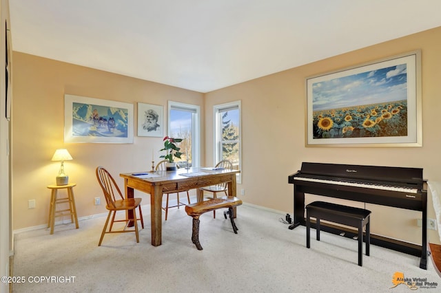 1854 Buccaneer Pl, Anchorage, AK 99501 - dining area with carpet and a desk