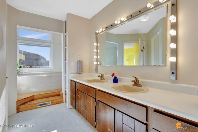 1854 Buccaneer Pl, Anchorage, AK 99501 - full bath featuring double vanity