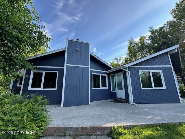 950 E Chugach View Dr, Wasilla, AK 99654 - rear view of house with a patio area