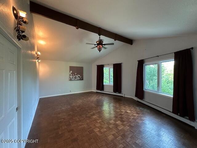 950 E Chugach View Dr, Wasilla, AK 99654 - spare room with ceiling fan and a baseboard radiator