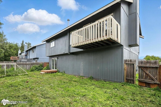 1250 W Josselin Ln, Palmer, AK 99645 - rear view of property