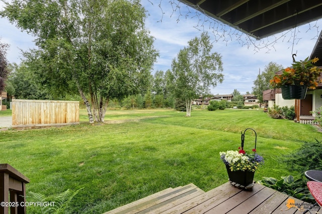 4840 Bryn Mawr Ct Unit 3, Anchorage, AK 99508 - view of green lawn