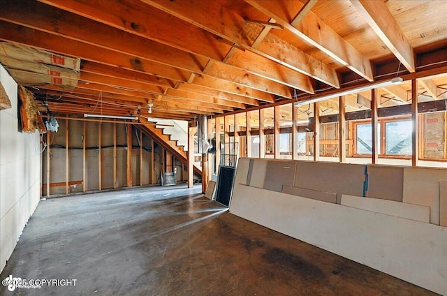 43725 Ross Dr, Soldotna, AK 99669 - basement with stairs
