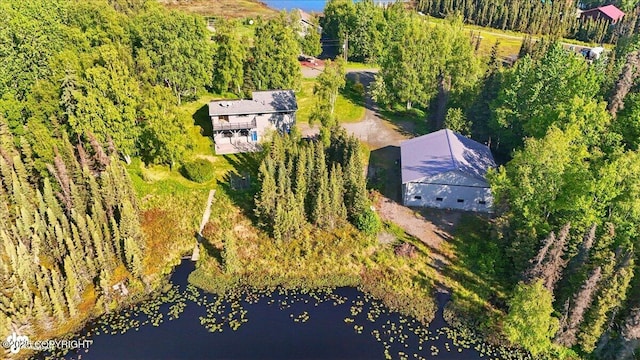 43725 Ross Dr, Soldotna, AK 99669 - view from above of property featuring a nearby body of water